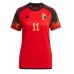 Belgien Yannick Carrasco #11 Hjemmebanetrøje Dame VM 2022 Kort ærmer